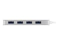 Miniatyrbild 4 av 5: ICY BOX IB-HUB1425-C3 - Hubb - 4 x SuperSpeed USB 3.0 - skrivbordsmodell