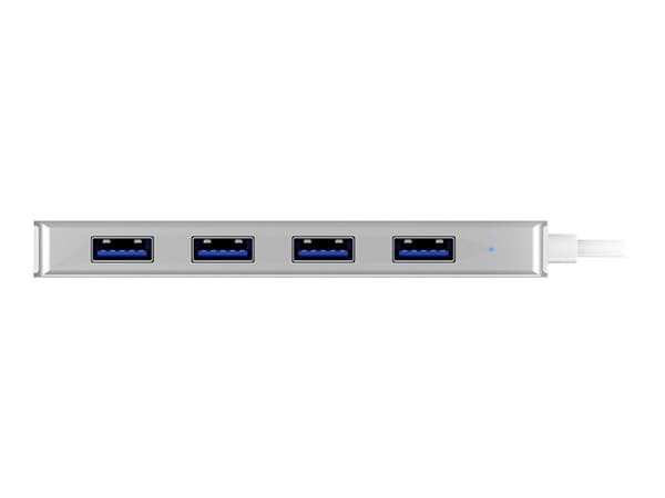 ICY BOX IB-HUB1425-C3 - Hubb - 4 x SuperSpeed USB 3.0 - skrivbordsmodell