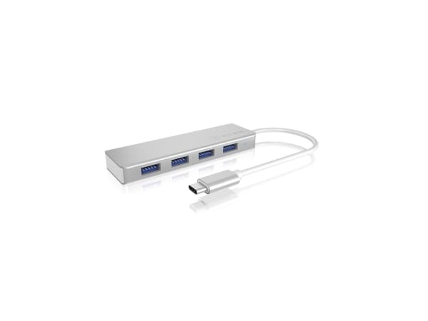 ICY BOX IB-HUB1425-C3 - Hubb - 4 x SuperSpeed USB 3.0 - skrivbordsmodell