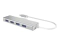 Miniatyrbild 1 av 5: ICY BOX IB-HUB1425-C3 - Hubb - 4 x SuperSpeed USB 3.0 - skrivbordsmodell