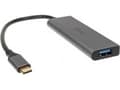 Pikkukuva 5 / 5: Akasa AK-CBCA25-18BK, USB 3.2 Gen 1 (3.1 Gen 1) Type-C, USB 3.2 Gen 1 (3.1 Gen 1) Type-A, 5000 Mbit/s, Grå, Alumiini, Polyvinyylikloridi (PVC)