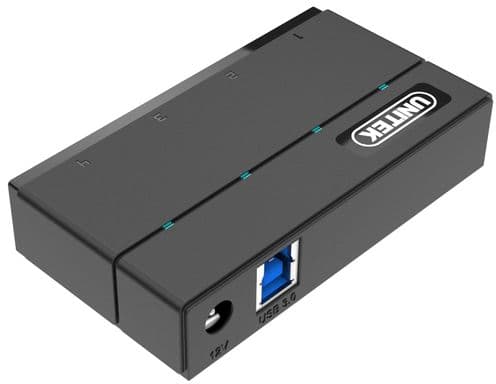Unitek Y-HB03001 - Hubb - 4 x SuperSpeed USB 3.0 - skrivbordsmodell