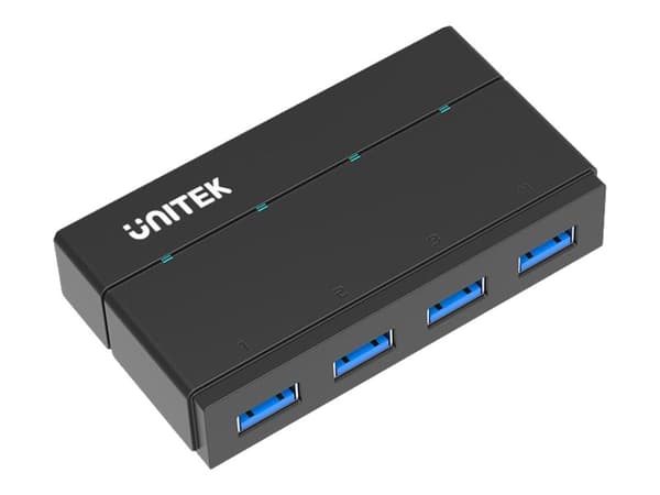 Unitek Y-HB03001 - Hubb - 4 x SuperSpeed USB 3.0 - skrivbordsmodell