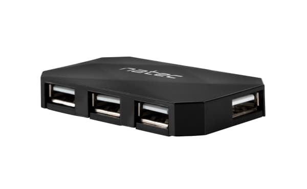 NATEC NHU-0647, USB 2.0, USB 2.0, 480 Mbit/s, Svart, 0,6 m, USB