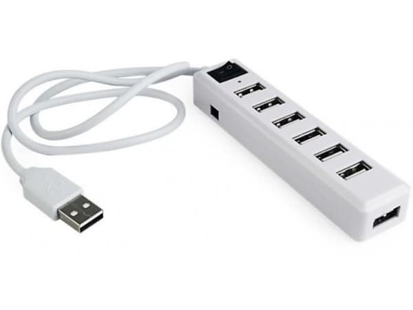 Gembird UHB-U2P7-03 - Hubb - 7 x USB 2.0 - skrivbordsmodell