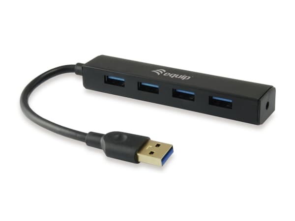 Equip 128953, USB 3.2 Gen 1 (3.1 Gen 1) Type-A, USB 3.2 Gen 1 (3.1 Gen 1) Type-A, 5000 Mbit/s, Sort, Plast, USB