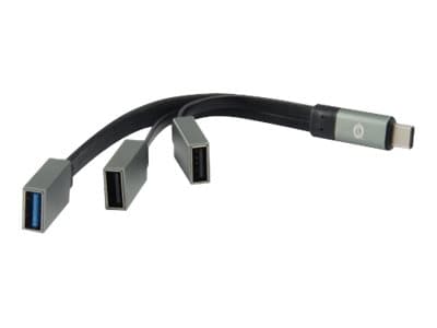 Conceptronic HUBBIES01G - Hubb - 1 x SuperSpeed USB 3.0 + 2 x USB 2.0 - skrivbordsmodell