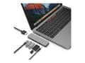 Miniatyrbild 3 av 5: HYPER GN21D-GRAY, Grå, MicroSD (TransFlash), SD, HDMI, USB 3.2 Gen 2 (3.1 Gen 2) Type-A, Gjuten aluminium