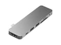 Miniatyrbild 2 av 5: HYPER GN21D-GRAY, Grå, MicroSD (TransFlash), SD, HDMI, USB 3.2 Gen 2 (3.1 Gen 2) Type-A, Gjuten aluminium