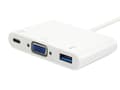 Miniatyrbild 3 av 5: Equip 133462, USB 3.2 Gen 1 (3.1 Gen 1) Type-C, USB 3.2 Gen 1 (3.1 Gen 1) Type-A, USB 3.2 Gen 1 (3.1 Gen 1) Type-C, VGA, Vit, Plast, Kina, CE, RoHS