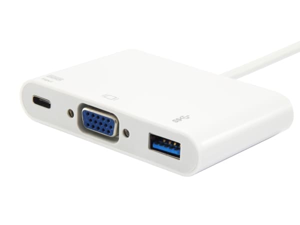 Equip 133462, USB 3.2 Gen 1 (3.1 Gen 1) Type-C, USB 3.2 Gen 1 (3.1 Gen 1) Type-A, USB 3.2 Gen 1 (3.1 Gen 1) Type-C, VGA, Vit, Plast, Kina, CE, RoHS
