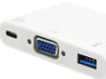 Miniatyrbild 5 av 5: Equip 133462, USB 3.2 Gen 1 (3.1 Gen 1) Type-C, USB 3.2 Gen 1 (3.1 Gen 1) Type-A, USB 3.2 Gen 1 (3.1 Gen 1) Type-C, VGA, Vit, Plast, Kina, CE, RoHS