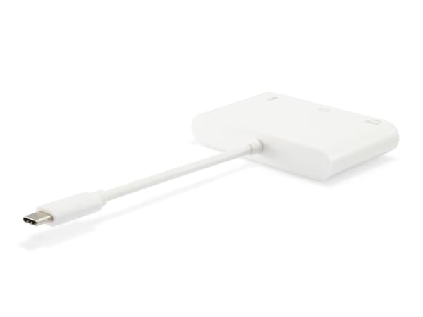 Equip 133462, USB 3.2 Gen 1 (3.1 Gen 1) Type-C, USB 3.2 Gen 1 (3.1 Gen 1) Type-A, USB 3.2 Gen 1 (3.1 Gen 1) Type-C, VGA, Vit, Plast, Kina, CE, RoHS