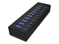 Pikkukuva 1 / 5: ICY BOX IB-AC6110 - Keskitin - 10 x SuperSpeed USB 3.0 - pöytätietokoneet