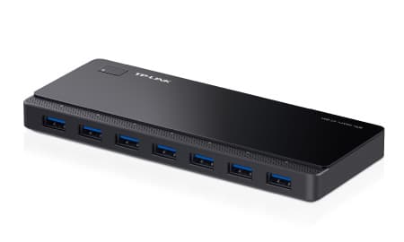 TP-Link UH700 - Hubb - 7 x SuperSpeed USB 3.0 - skrivbordsmodell