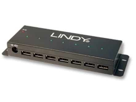 Lindy 42794, USB 2.0 Type-B, USB 2.0, 480 Mbit/s, Svart, Metall, 1,8 m