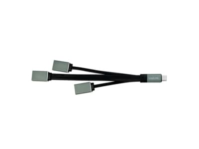 LogiLink UA0315, USB 3.2 Gen 1 (3.1 Gen 1) Type-C, USB 2.0, USB 3.2 Gen 1 (3.1 Gen 1) Type-A, 5000 Mbit/s, Svart, Grå, USB, 1 styck