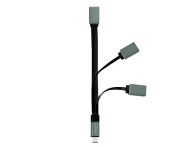 LogiLink UA0315, USB 3.2 Gen 1 (3.1 Gen 1) Type-C, USB 2.0, USB 3.2 Gen 1 (3.1 Gen 1) Type-A, 5000 Mbit/s, Svart, Grå, USB, 1 styck