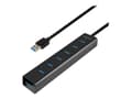 Miniatyrbild 5 av 5: AXAGON HUE-SA7BP - Hubb - 7 x SuperSpeed USB 3.0 - skrivbordsmodell