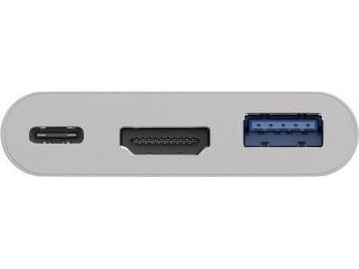 Goobay 62104, USB Type-C, 60 W, Valkoinen, 4K Ultra HD, 60 Hz, HDMI, USB 3.2 Gen 1 (3.1 Gen 1) Type-A, USB Type-C