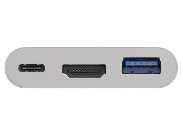 Goobay 62104, USB Type-C, 60 W, Valkoinen, 4K Ultra HD, 60 Hz, HDMI, USB 3.2 Gen 1 (3.1 Gen 1) Type-A, USB Type-C