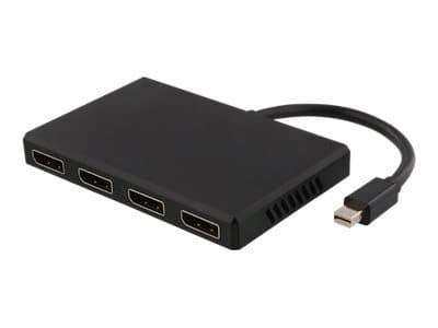 DELTACO DP-911 - Video/lyd-splitter - 4 x DisplayPort - stasjonær