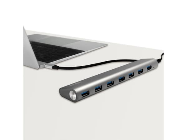 LogiLink UA0310, USB 3.2 Gen 1 (3.1 Gen 1) Type-C, USB 3.2 Gen 1 (3.1 Gen 1) Type-A, 5000 Mbit/s, Grå, Android