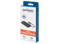 Miniatyrbild 3 av 5: Manhattan 164924, USB 3.2 Gen 1 (3.1 Gen 1) Type-C, USB 3.2 Gen 1 (3.1 Gen 1) Type-A, 5000 Mbit/s, Svart, Akrylnitrilbutadienstyren (ABS), 0,135 m