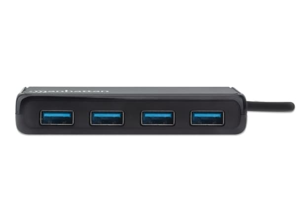 Manhattan 164924, USB 3.2 Gen 1 (3.1 Gen 1) Type-C, USB 3.2 Gen 1 (3.1 Gen 1) Type-A, 5000 Mbit/s, Svart, Akrylnitrilbutadienstyren (ABS), 0,135 m