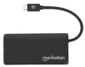 Miniatyrbild 5 av 5: Manhattan 164924, USB 3.2 Gen 1 (3.1 Gen 1) Type-C, USB 3.2 Gen 1 (3.1 Gen 1) Type-A, 5000 Mbit/s, Svart, Akrylnitrilbutadienstyren (ABS), 0,135 m