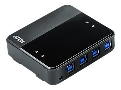 ATEN US434 - USB-periferdelesvitsj - 4 x SuperSpeed USB 3.0 - stasjonær