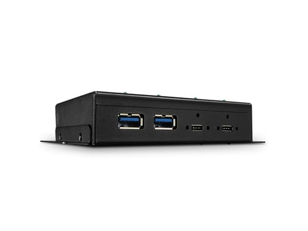 Lindy 43094 gränssnittshubbar USB 3.2 Gen 2 (3.1 Gen 2) Type-C 10000 Mbit/s Svart