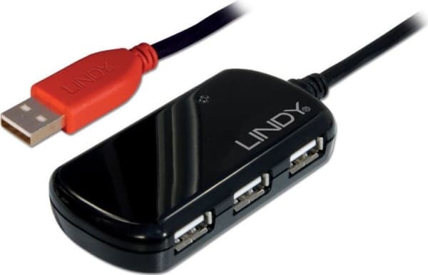 Lindy 42783 keskitin 480 Mbit/s Musta