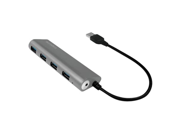 LogiLink UA0307, USB 3.2 Gen 1 (3.1 Gen 1) Type-A, USB 3.2 Gen 1 (3.1 Gen 1) Type-A, 5000 Mbit/s, Gjuten aluminium, Gjuten aluminium, CE, RoHS