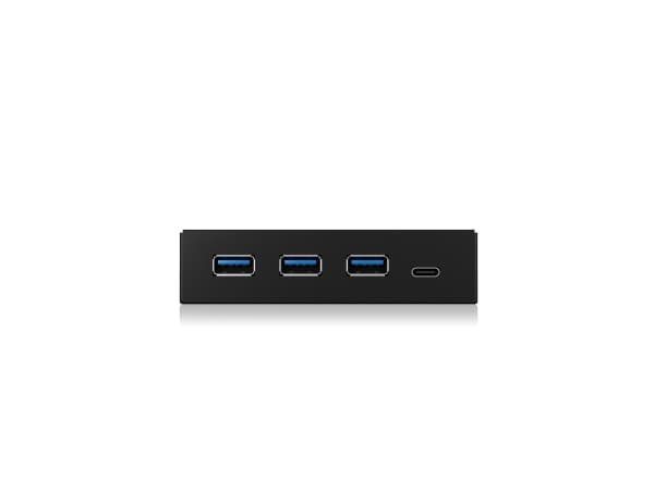 ICY BOX IB-HUB1418-i3, Svart, GL3520 ASM1543, 101 mm, 137 mm, 25 mm, 143 g
