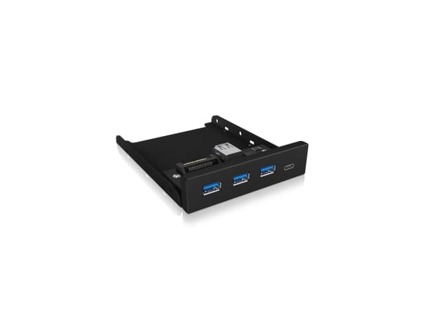 ICY BOX IB-HUB1418-i3, Svart, GL3520 ASM1543, 101 mm, 137 mm, 25 mm, 143 g