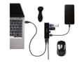 Miniatyrbild 3 av 5: Kensington UH4000C - Hubb - 4 x SuperSpeed USB 3.0 - skrivbordsmodell