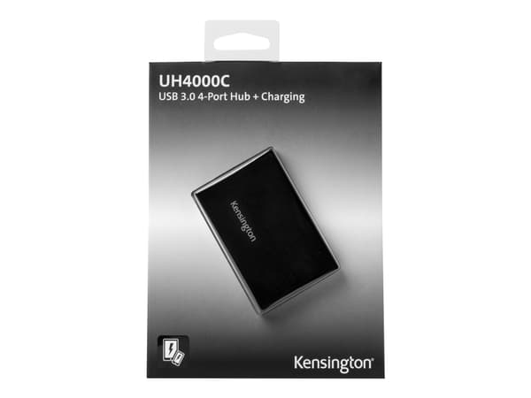 Kensington UH4000C - Hubb - 4 x SuperSpeed USB 3.0 - skrivbordsmodell