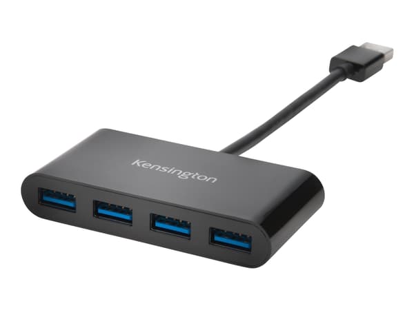 Kensington UH4000 - Hub - 4 x SuperSpeed USB 3.0 - stasjonær