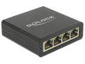 Miniatyrbild 3 av 5: Delock Adapter USB 3.0 > 4 x Gigabit LAN - Nätverksadapter - USB 3.0 - Gigabit Ethernet x 4