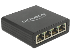Delock Adapter USB 3.0 > 4 x Gigabit LAN - Nätverksadapter - USB 3.0 - Gigabit Ethernet x 4