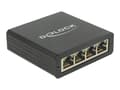 Miniatyrbild 1 av 5: Delock Adapter USB 3.0 > 4 x Gigabit LAN - Nätverksadapter - USB 3.0 - Gigabit Ethernet x 4