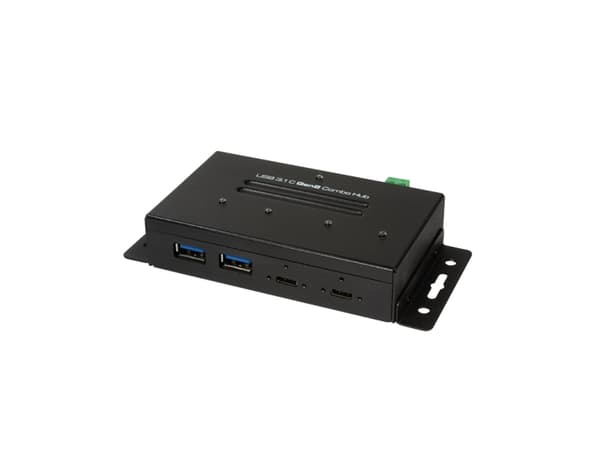 LogiLink UA0316, USB 3.2 Gen 1 (3.1 Gen 1) Type-C, USB 3.2 Gen 2 (3.1 Gen 2) Type-A, 10000 Mbit/s, Svart, Metall, 0,6 m, RoHS, CE
