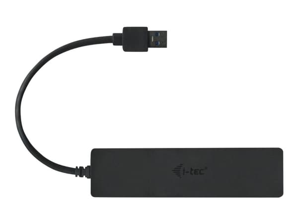 i-tec Advance U3HUB404 gränssnittshubbar USB 3.2 Gen 1 (3.1 Gen 1) Type-A 5000 Mbit/s Svart