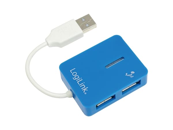 LogiLink Smile USB2.0 4-Port Hub - Hubb - 4 x USB 2.0