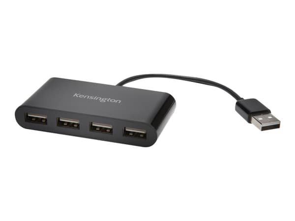 Kensington - Hub - 4 x USB 2.0 - stasjonær