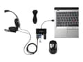 Miniatyrbilde 5 av 5: Kensington - Hub - 4 x USB 2.0 - stasjonær