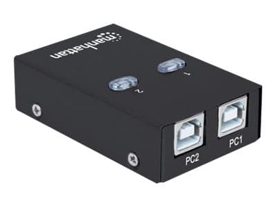 Manhattan 162005, USB 2.0, USB Typ B, 480 Mbit/s, Vit, Akrylnitrilbutadienstyren (ABS), 1,5 m, FCC CE RoHS WEEE