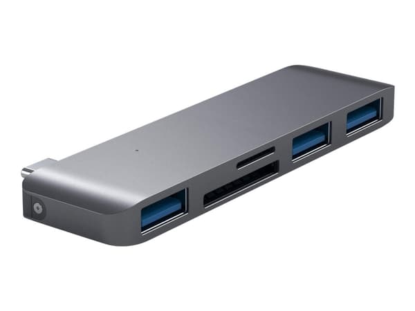 Satechi ST-TCUP, Harmaa, MicroSD (TransFlash), SD, USB 3.2 Gen 1 (3.1 Gen 1) Type-C, Alumiini, 84 mm, 27 mm