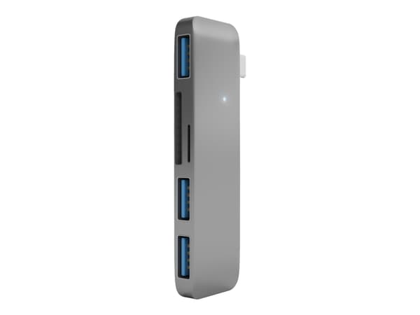 Satechi ST-TCUP, Harmaa, MicroSD (TransFlash), SD, USB 3.2 Gen 1 (3.1 Gen 1) Type-C, Alumiini, 84 mm, 27 mm